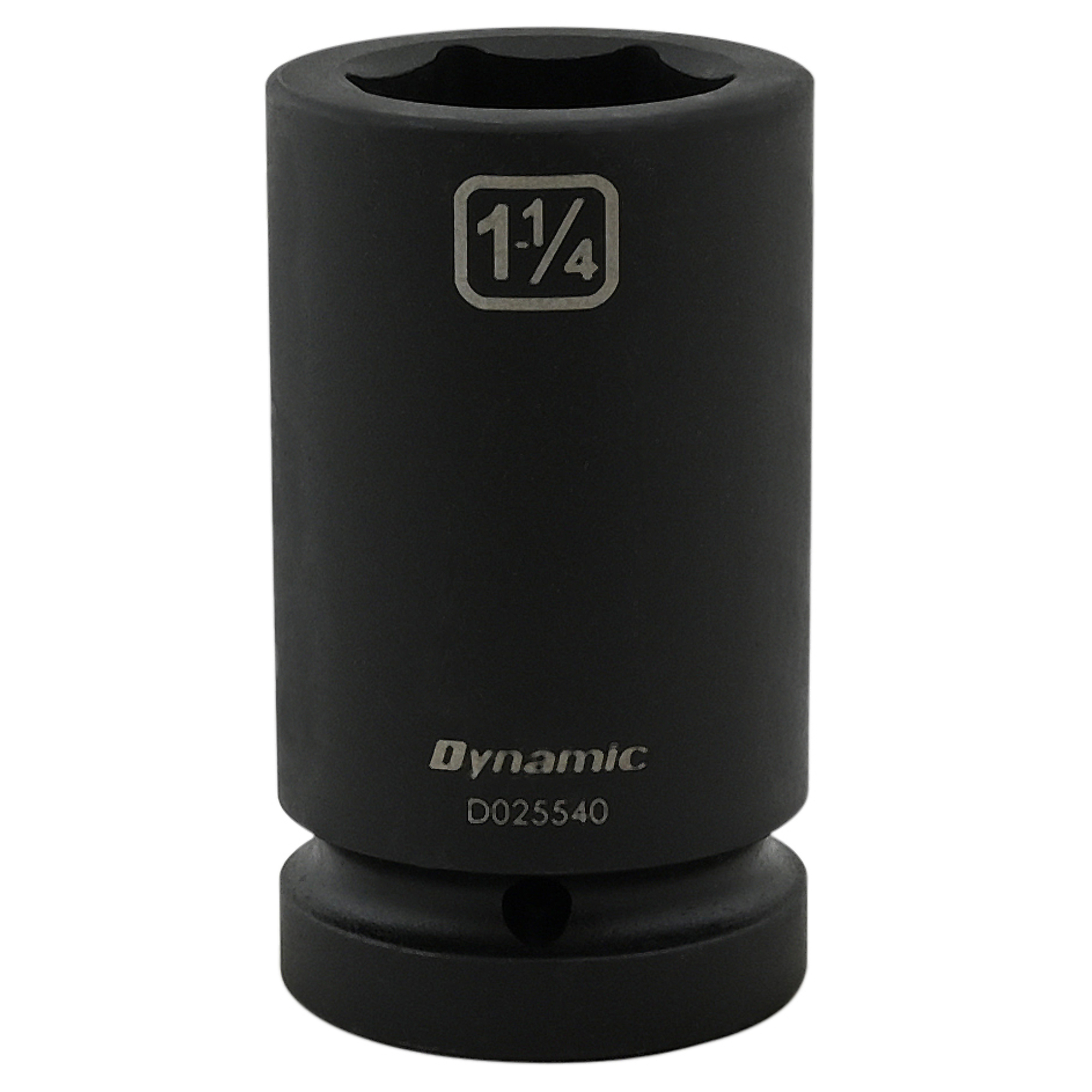 Dynamic Tools 1-1/4'' X 1" Drive, 6 Point Deep Length, Impact Socket